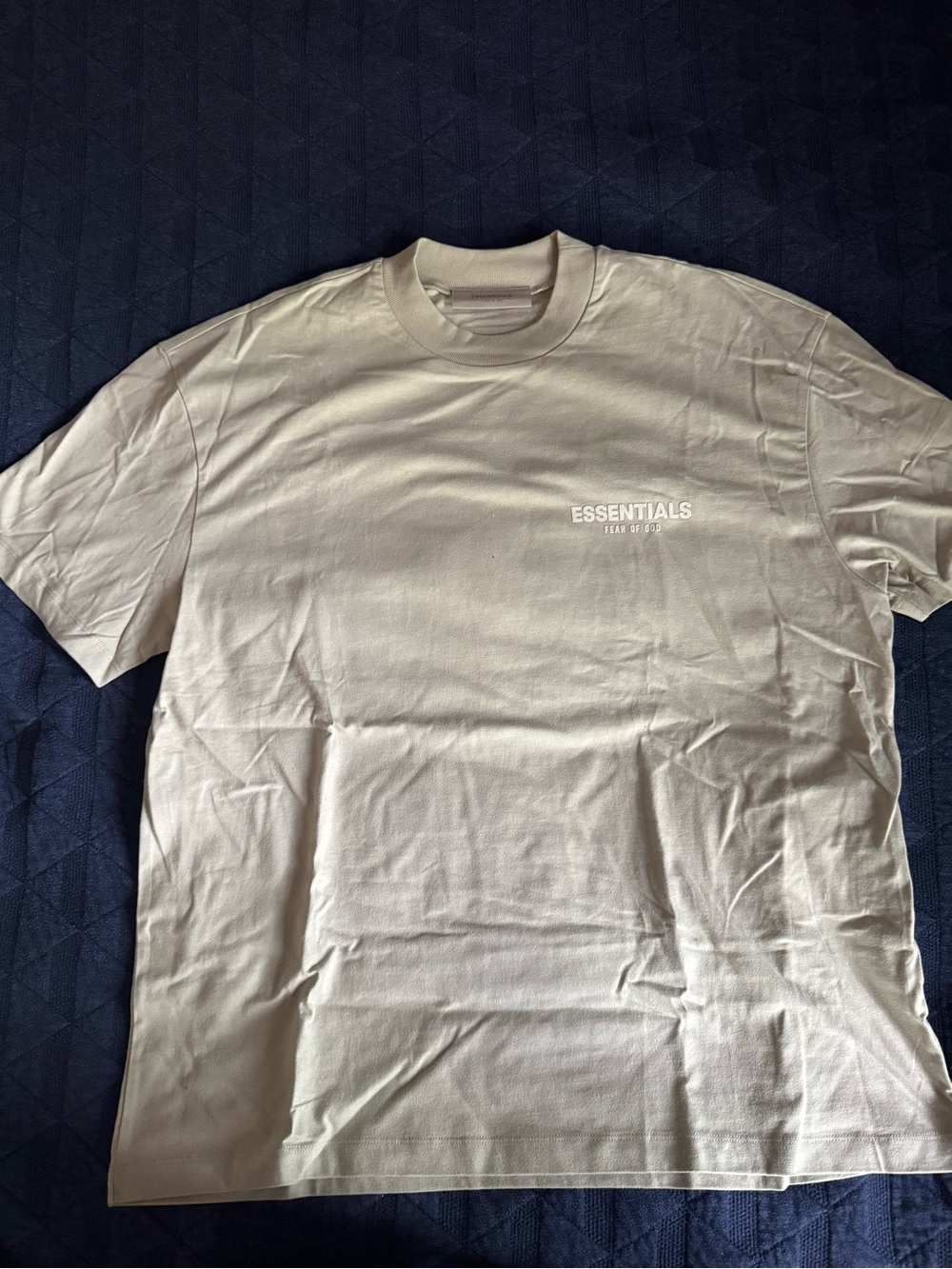 Essentials Men’s Crewneck T-Shirt in Beige